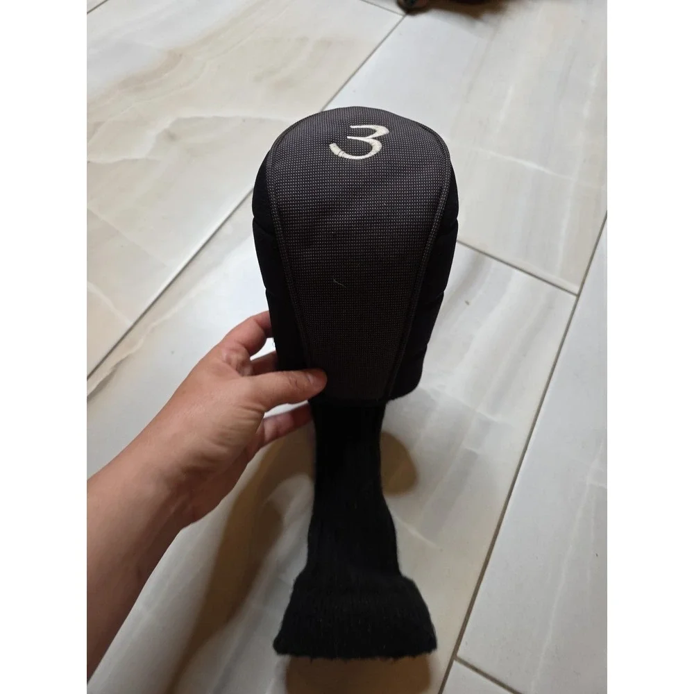 3 IRON FUZZY SOCK HEADCOVER BLACK RH‎ OR LH